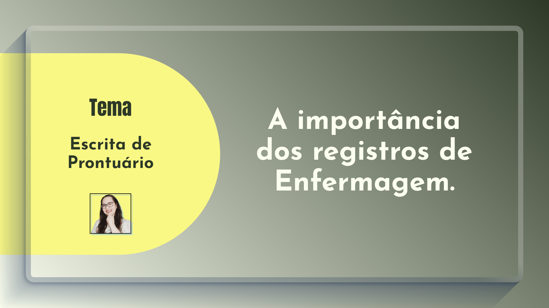 Importância dos registros de enfermagem