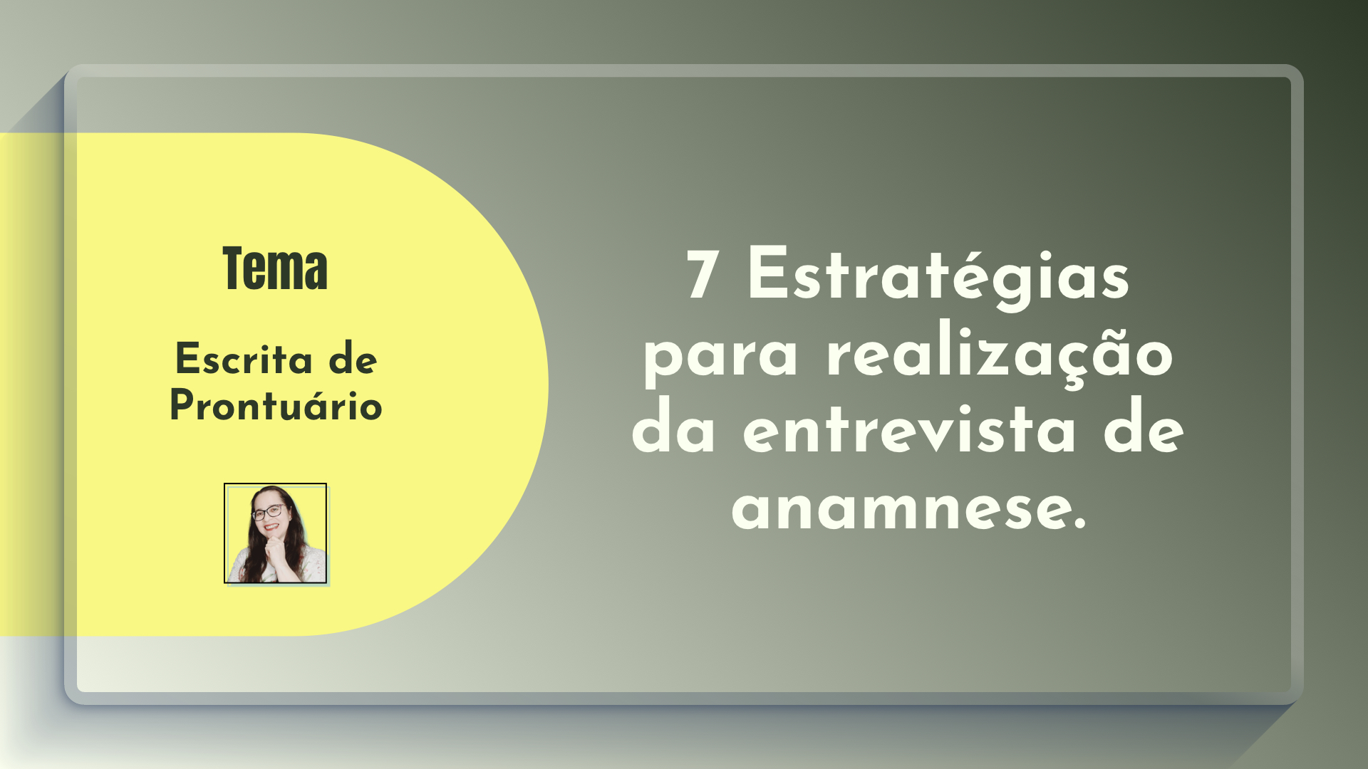 Estratégias para entrevista de anamnese