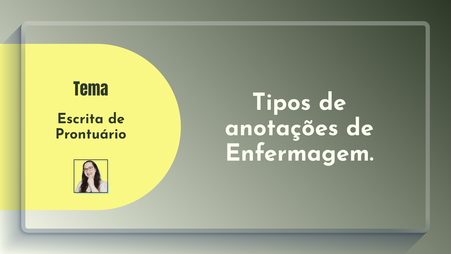 Tipos de anotação de enfermagem